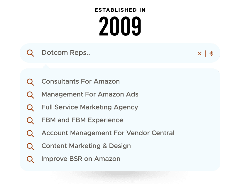 Dotcom Reps Query in Search Engine