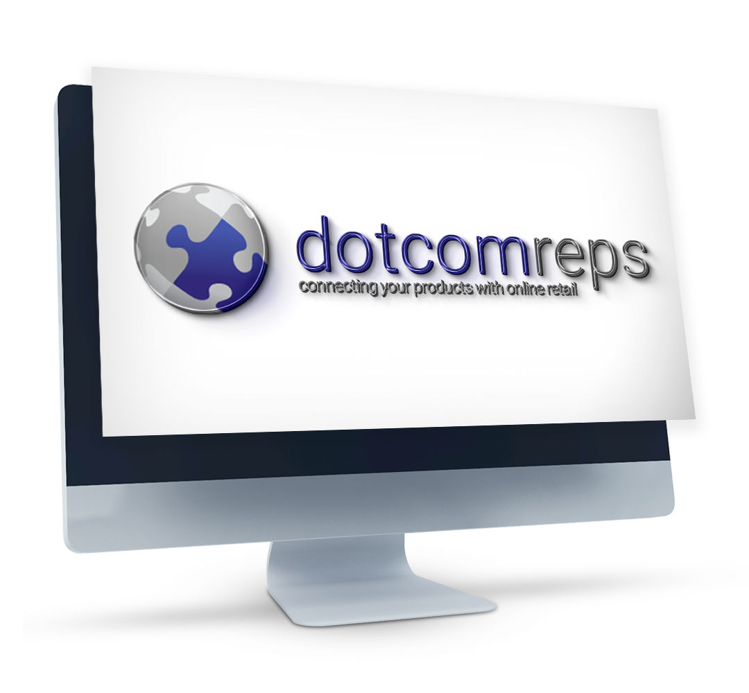 Dotcom Reps banner on computer screen