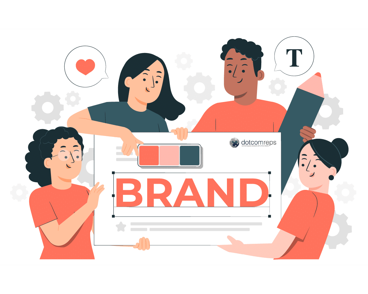 Amazon's Brand Management illustration