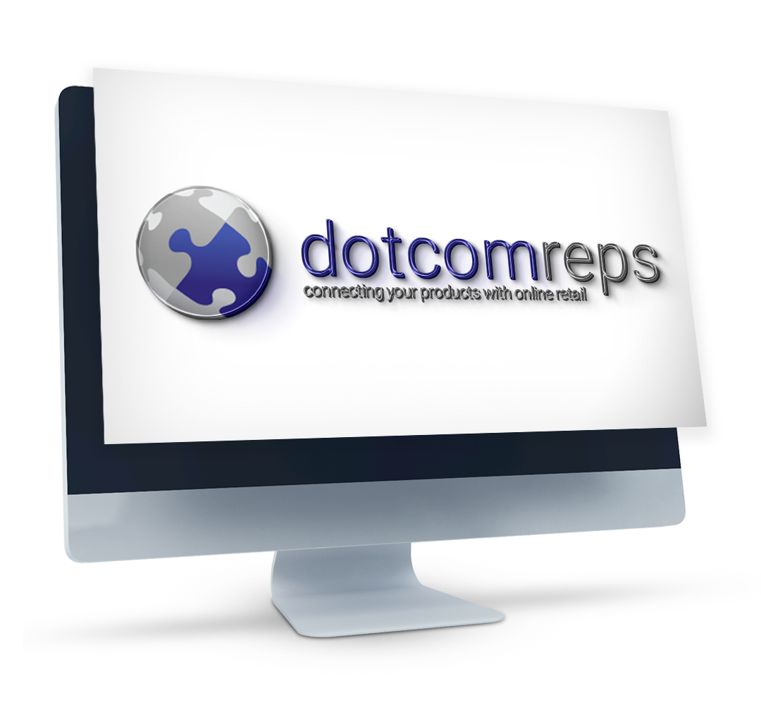 Dotcom Reps banner on computer screen