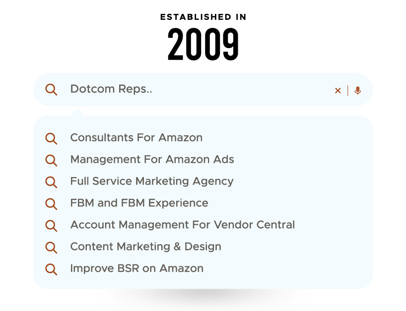 Dotcom Reps Query in Search Engine